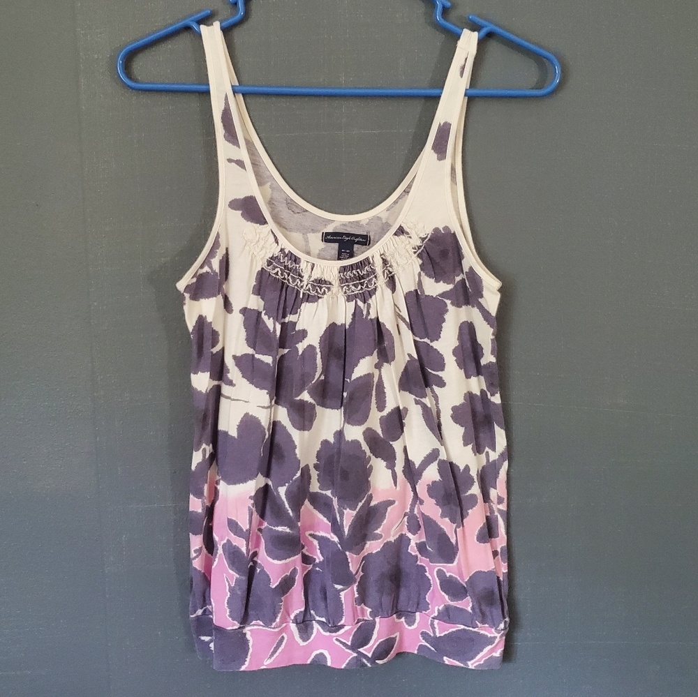 American Eagle Floral Tank Top
